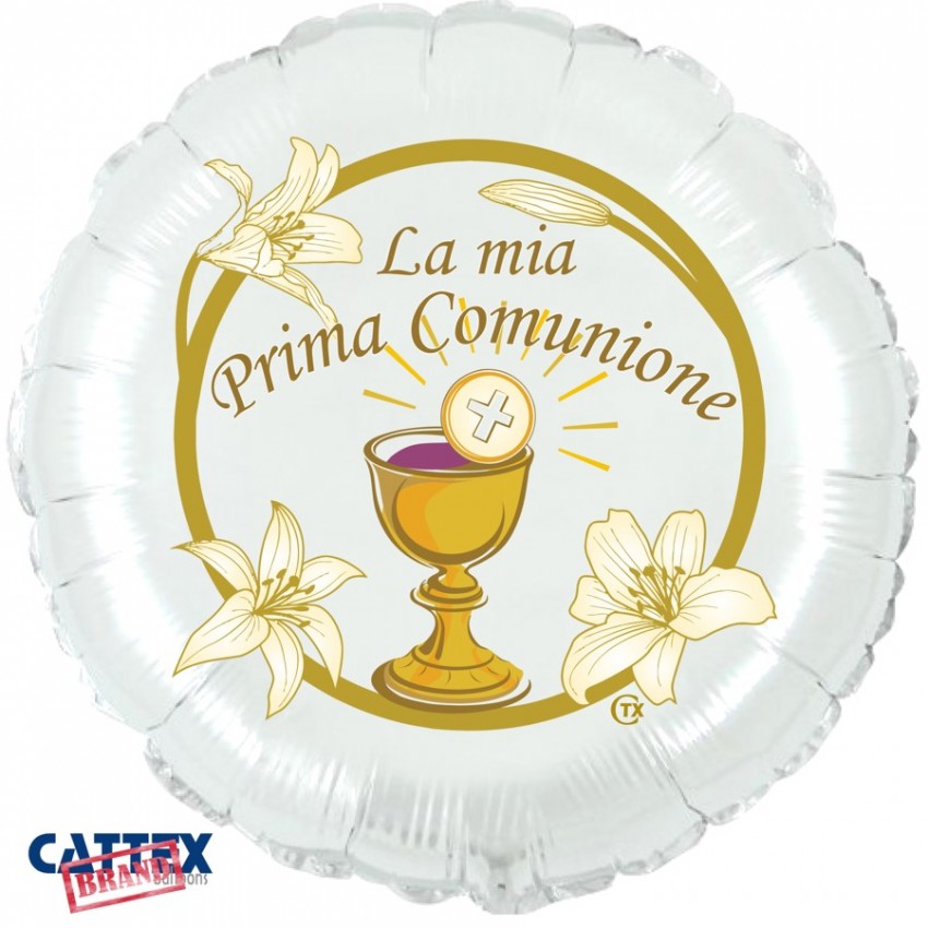 Palloncini Decorati CTX+ - Prima Comunione Calice (18”)